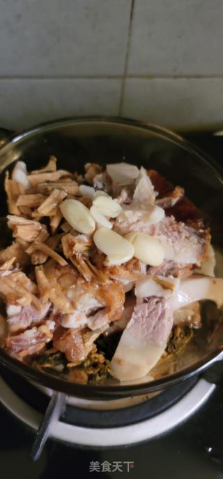 炸肉焖梅菜干的做法步骤：6