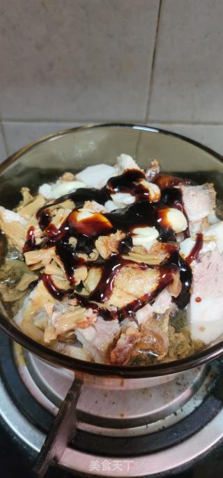 炸肉焖梅菜干的做法步骤：7