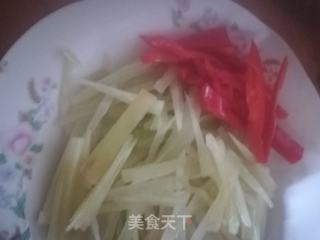 素炒苣笋的做法步骤：5