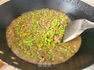 豇豆牛肉沫捞面的做法步骤：8