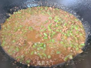 豇豆牛肉沫捞面的做法步骤：9