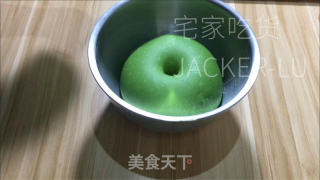 抹茶蜜酪欧包，清新抹茶香与丝滑奶酪，相得益彰。的做法步骤：8