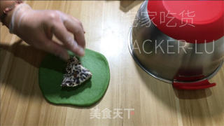抹茶蜜酪欧包，清新抹茶香与丝滑奶酪，相得益彰。的做法步骤：16