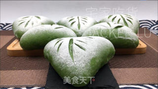 抹茶蜜酪欧包，清新抹茶香与丝滑奶酪，相得益彰。的做法步骤：24