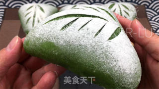 抹茶蜜酪欧包，清新抹茶香与丝滑奶酪，相得益彰。的做法步骤：25