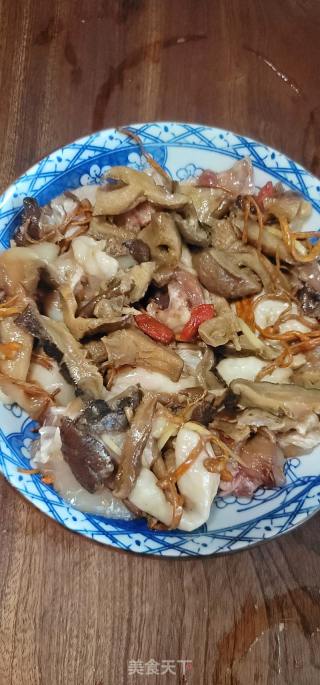 虫草花香菇蒸鸡的做法步骤：8