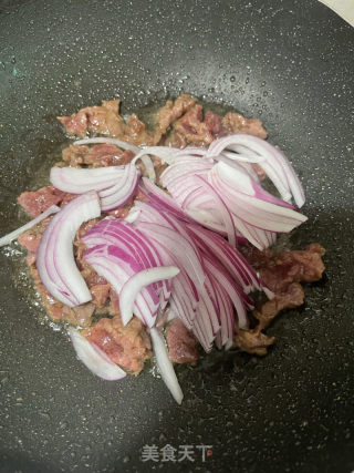 洋葱炒牛肉的做法步骤：8