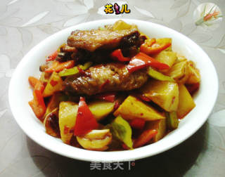 干锅土豆鸡翅中的做法