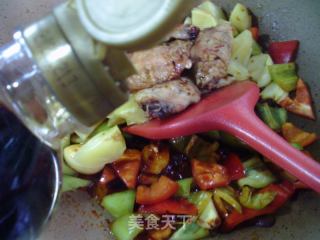 干锅土豆鸡翅中的做法步骤：35