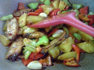 干锅土豆鸡翅中的做法步骤：39