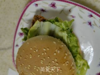 生菜汉堡的做法步骤：7