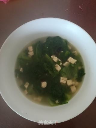 豆腐生菜汤的做法步骤：9