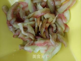 拌西瓜翠衣的做法步骤：11