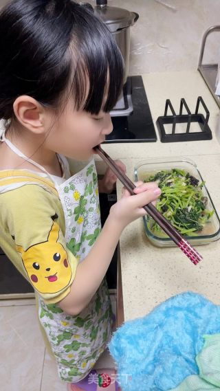 红觅菜皮蛋汤的做法步骤：8