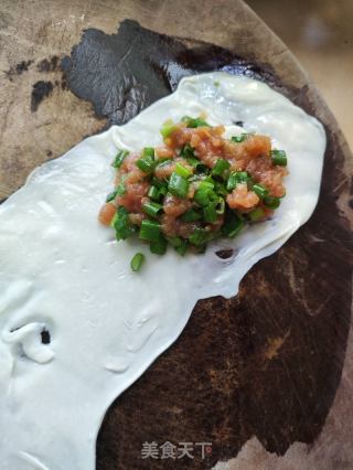 鲜肉葱香小酥饼的做法步骤：6