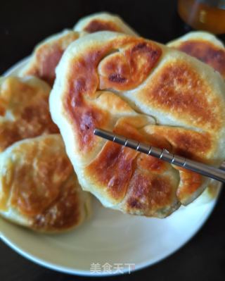 鲜肉葱香小酥饼的做法步骤：10