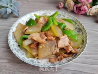 蒲瓜炒鸡肉的做法步骤：9