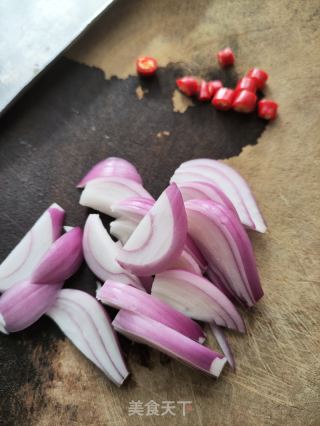 锤肉炒魔芋结的做法步骤：6