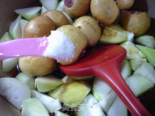 油面筋塞肉烧瓠子的做法步骤：12