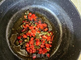 双椒红薯粉的做法步骤：3