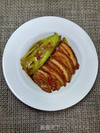 虎皮青椒扣肉的做法步骤：16