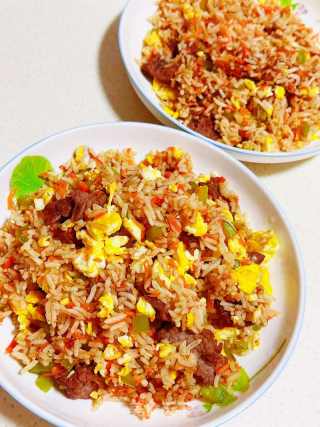 牛肉鸡蛋炒饭
