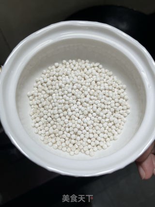 绿豆西米芋圆汤的做法步骤：2