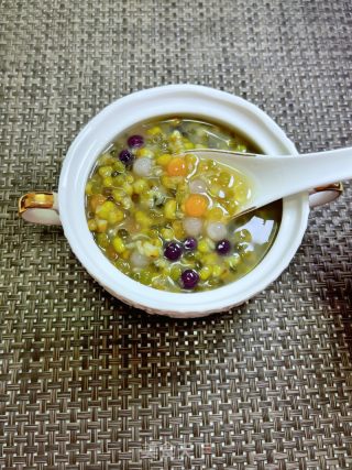 绿豆西米芋圆汤的做法步骤：15