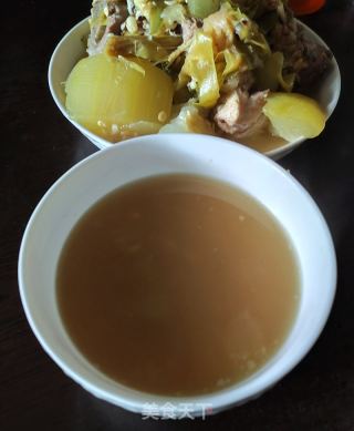 霸王花冬瓜扇骨汤的做法步骤：9