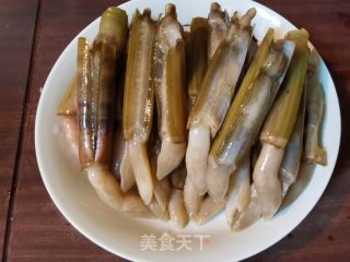 双味竹节蛏的做法步骤：1