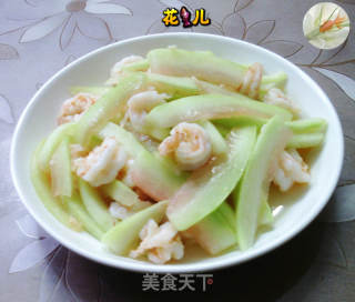 虾仁西瓜翠衣的做法
