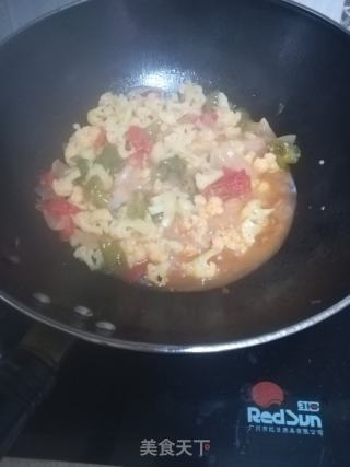 素炒菜花的做法步骤：4