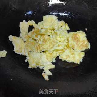 秋葵炒鸡蛋的做法步骤：9