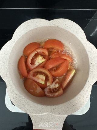 番茄紫菜蛋花汤的做法步骤：1