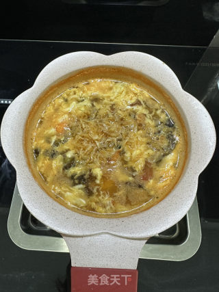 番茄紫菜蛋花汤的做法步骤：4