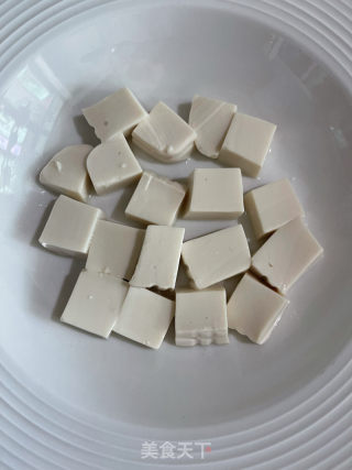 虾仁豆腐蒸蛋的做法步骤：5