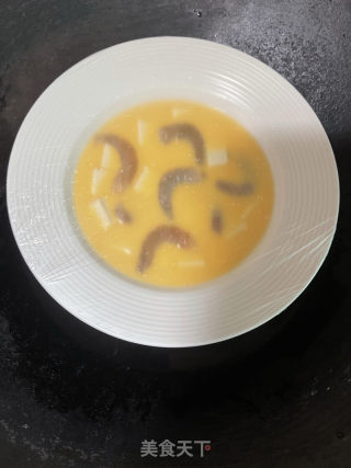 虾仁豆腐蒸蛋的做法步骤：8