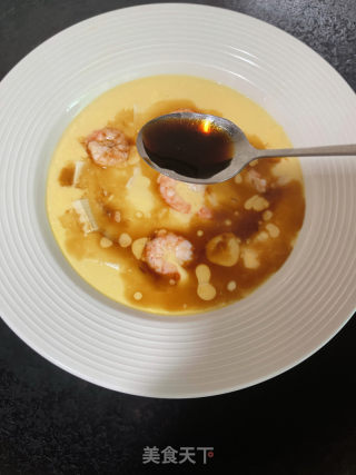 虾仁豆腐蒸蛋的做法步骤：10