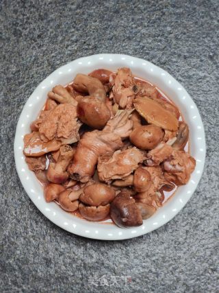 鲜红菇炖鸡的做法步骤：14