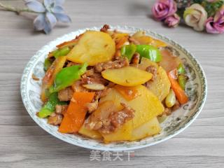 干锅土豆片的做法步骤：10