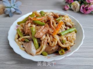 茄子豆角焖面的做法