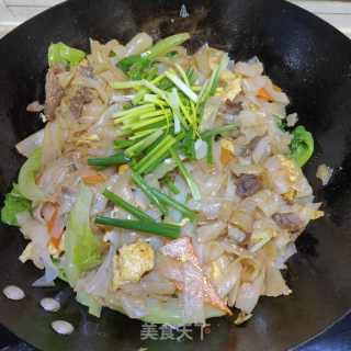 家常炒牛河的做法步骤：15