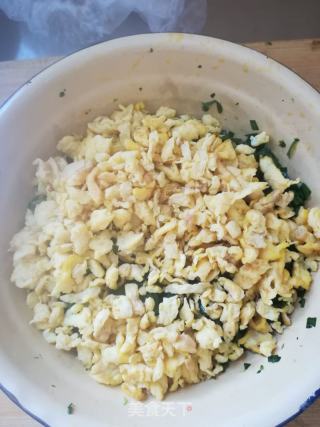 韭菜豆腐馅饼的做法步骤：5