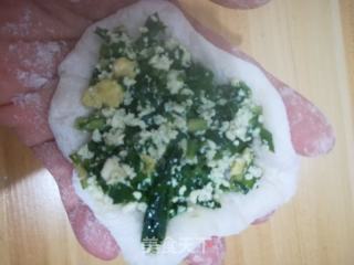 韭菜豆腐馅饼的做法步骤：12