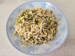 明月草炒绿豆芽的做法步骤：2