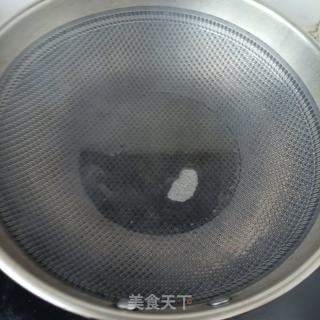 油菜炒白虾的做法步骤：3