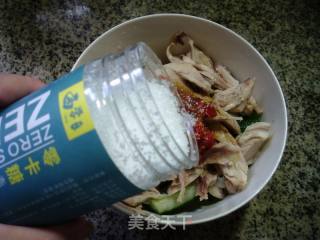手撕琵琶腿肉拌青瓜的做法步骤：12