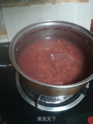 麦仁绿豆粥的做法步骤：2