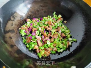 小番茄豇豆鸡蛋炒饭的做法步骤：6