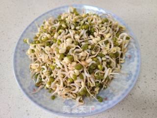 黄花菜炒绿豆芽的做法步骤：6
